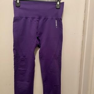 Large Purple Gymshark Workout Leggings